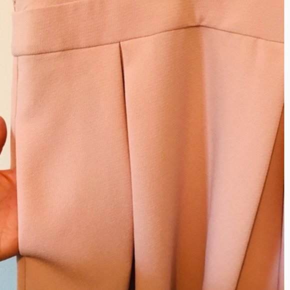 BCBG Generation Rose Smoke Lace Pleated Mini Dress Size 2 - Picture 10 of 16